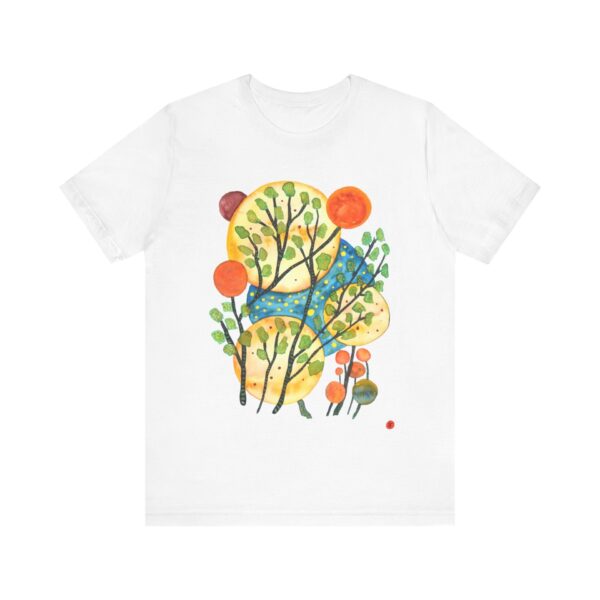 "Worlds" Print on Unisex Tee