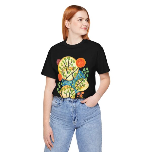 "Worlds" Print on Unisex Tee
