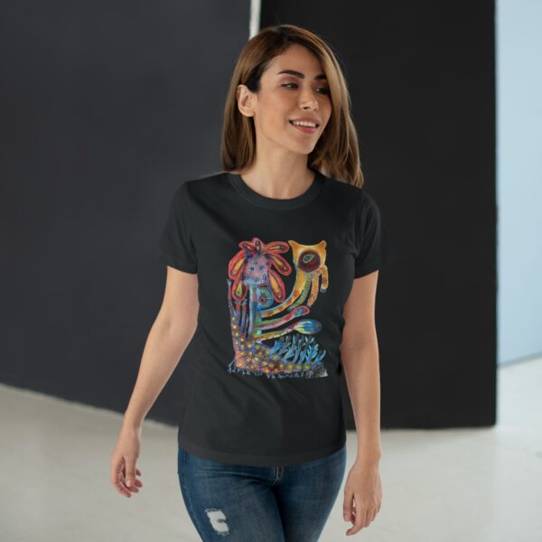 "Watchfulness" Print on T-Shirt for Women