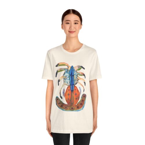 "Moulting" Print on Unisex Short Sleeve Tee