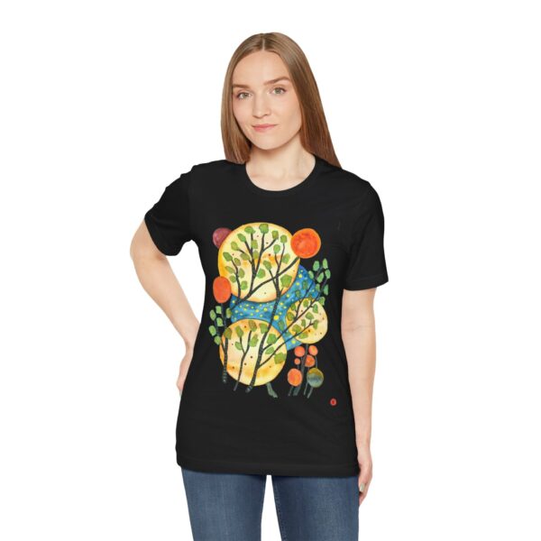 "Worlds" Print on Unisex Tee