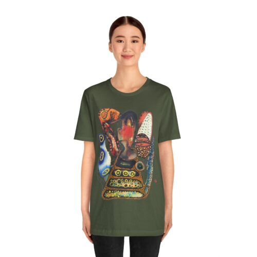 "Digging" Print on Unisex Short Sleeve Tee