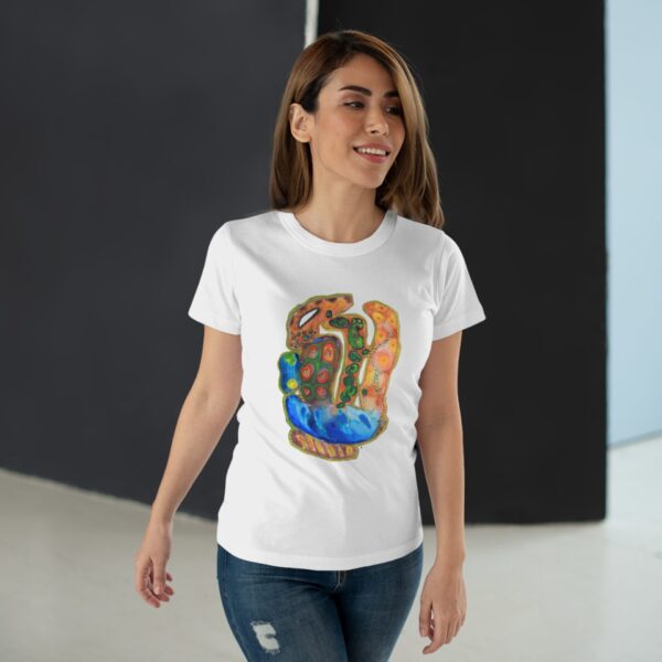 "A Thousand Eyes, Looking In" Print on Women's T-Shirt