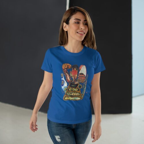 "Digging" Print on Women's T-Shirt