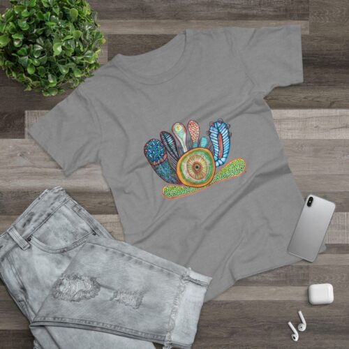 "Inside Out" Print on Woman's T-Shirt