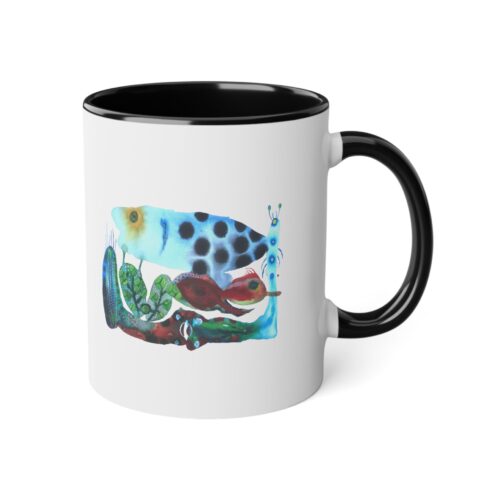 "The Garden Pond" Print on Coffee Mug