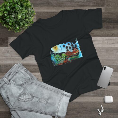 "The Garden Pond" Print on Woman's T-shirt