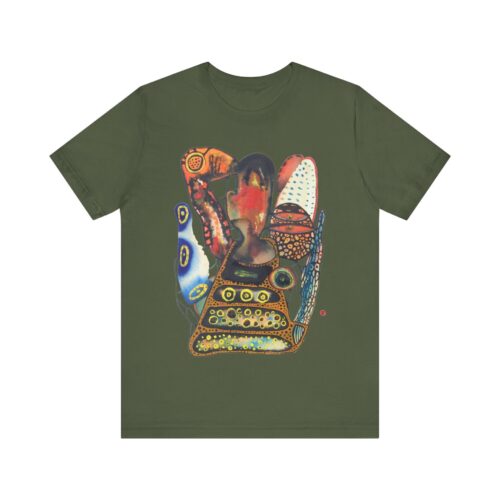 "Digging" Print on Unisex Short Sleeve Tee