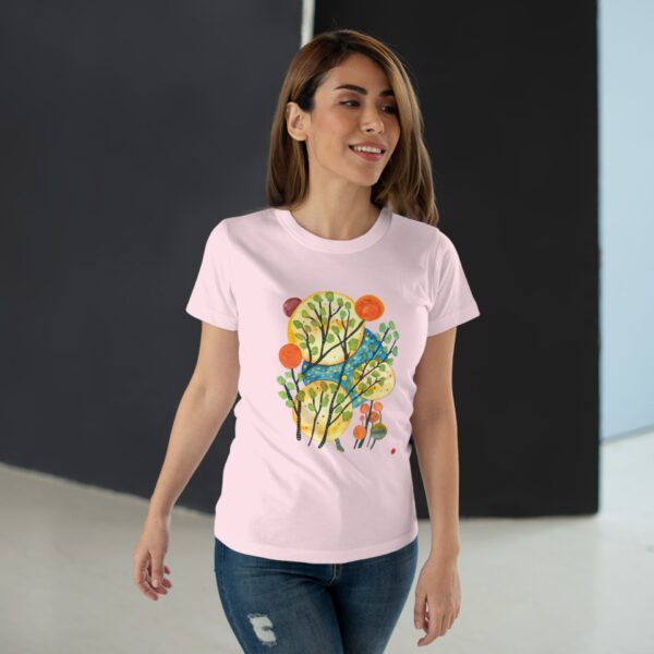 "Worlds" Print on Women's T-Shirt