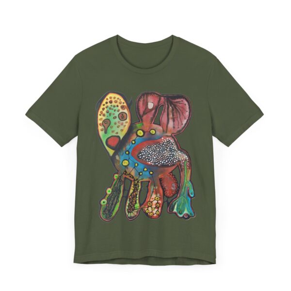 "Just Leaving" Print on Unisex Tee