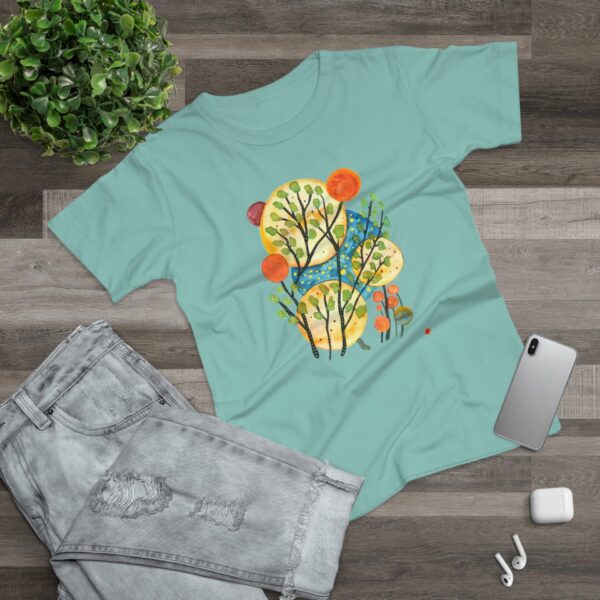 "Worlds" Print on Women's T-Shirt