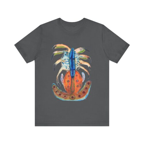 "Moulting" Print on Unisex Short Sleeve Tee