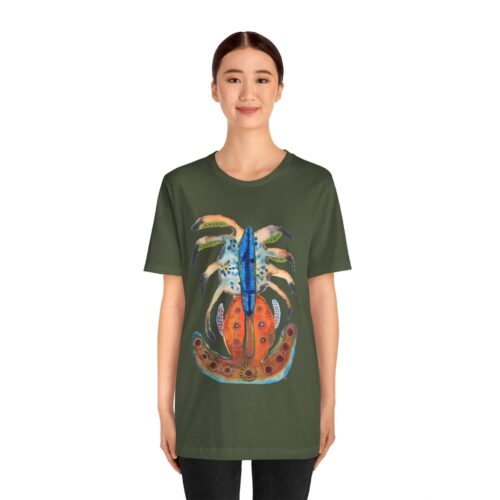 "Moulting" Print on Unisex Short Sleeve Tee