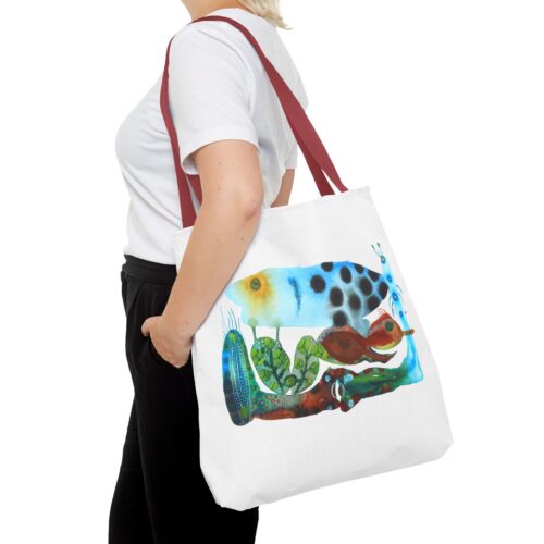 10686298660608947485_2048.jpeg "The Pond In The Garden" Canvas Bag