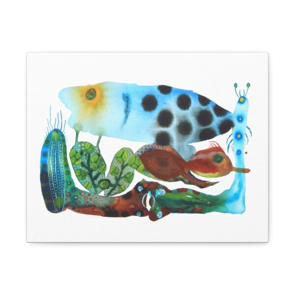 "The Pond in the Garden" Canvas