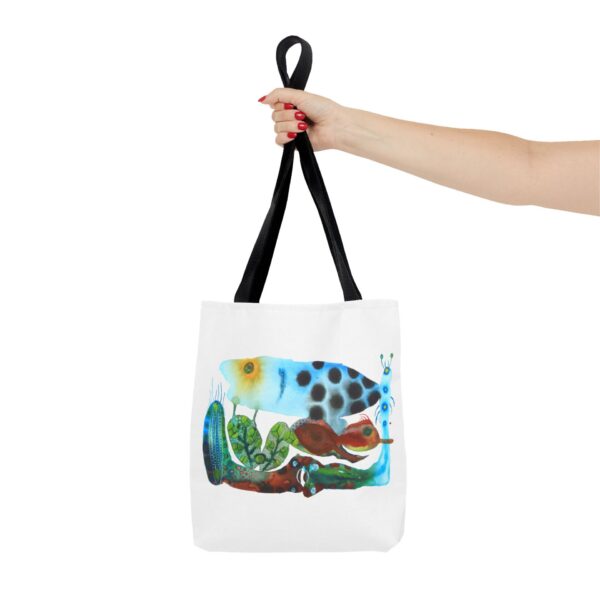 11325280080536237741_2048.jpeg "The Pond In The Garden" Canvas Bag