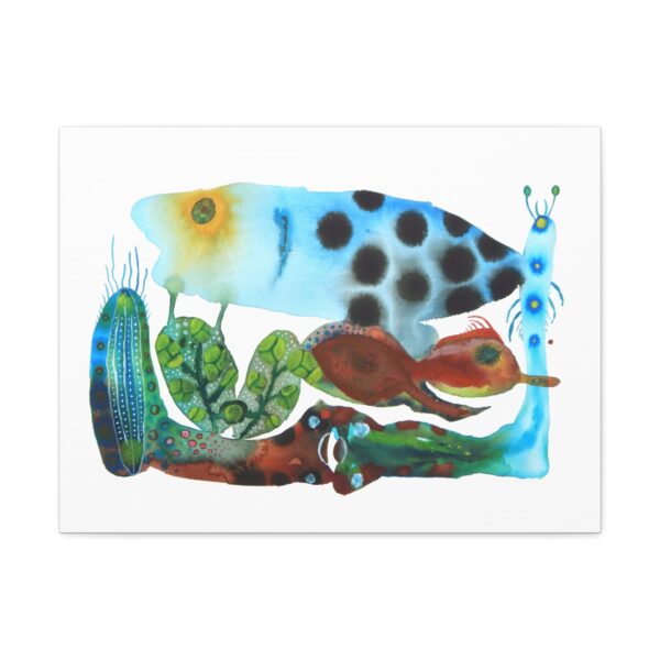 "The Pond in the Garden" Canvas