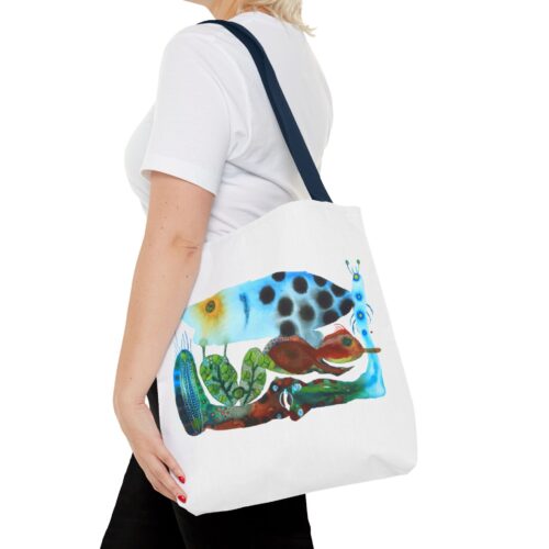 11568335725097728887_2048.jpeg "The Pond In The Garden" Canvas Bag