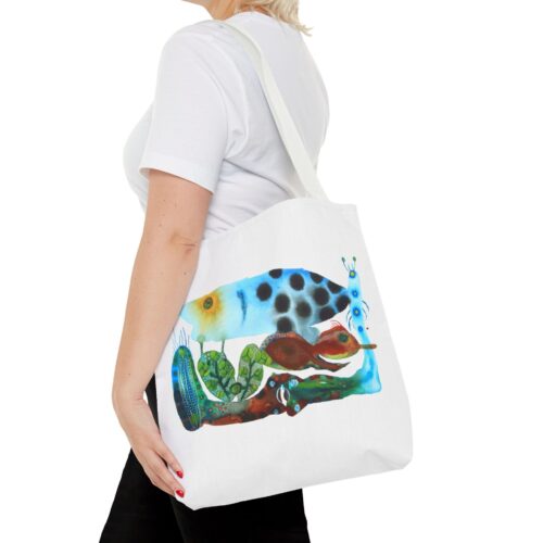 11811324793543263147_2048.jpeg "The Pond In The Garden" Canvas Bag