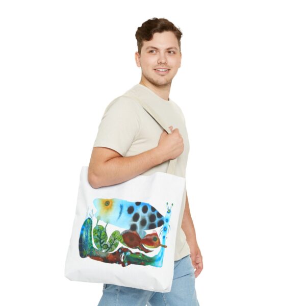 12697329285464845902_2048.jpeg "The Pond In The Garden" Canvas Bag