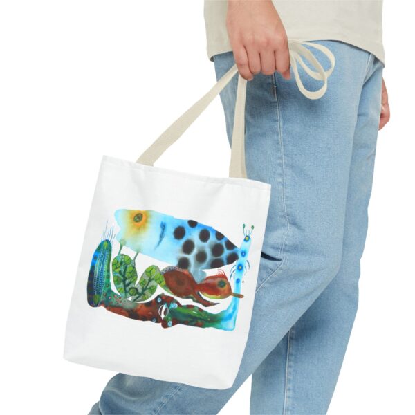 13030987712088961384_2048.jpeg "The Pond In The Garden" Canvas Bag