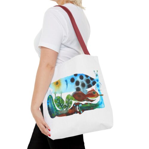 13782478688003471630_2048.jpeg "The Pond In The Garden" Canvas Bag