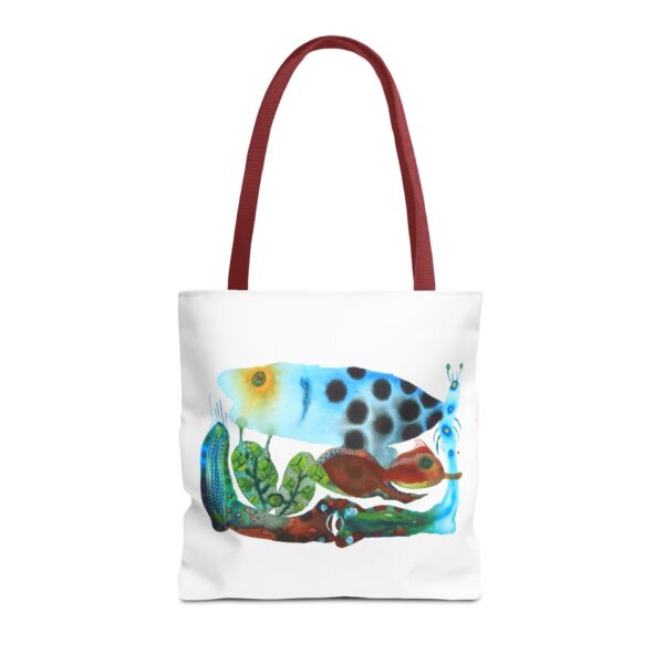 13868195271774755285_2048.jpeg "The Pond In The Garden" Canvas Bag