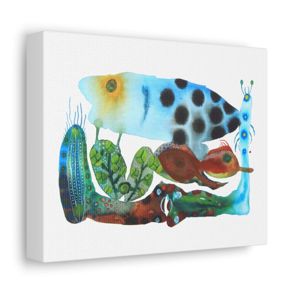 "The Pond in the Garden" Canvas