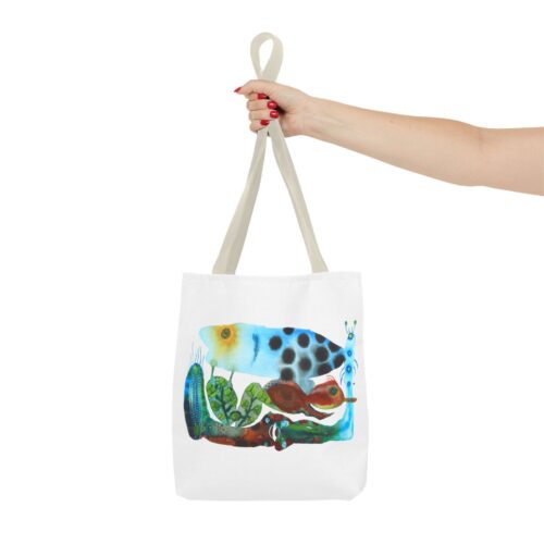 15707456656695088894_2048.jpeg "The Pond In The Garden" Canvas Bag