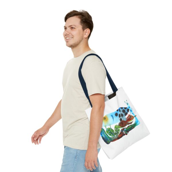 16266319442993067444_2048.jpeg "The Pond In The Garden" Canvas Bag