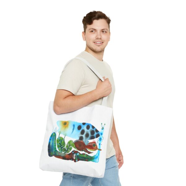 16670729265571989459_2048.jpeg "The Pond In The Garden" Canvas Bag