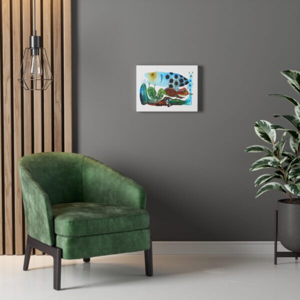 "The Pond in the Garden" Canvas