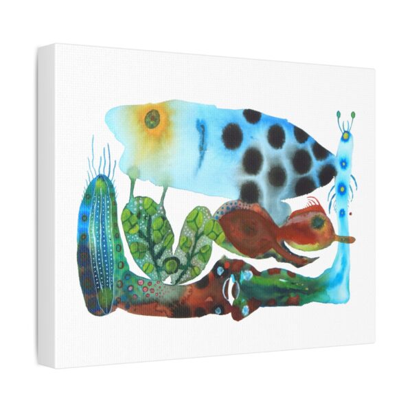 "The Pond in the Garden" Canvas