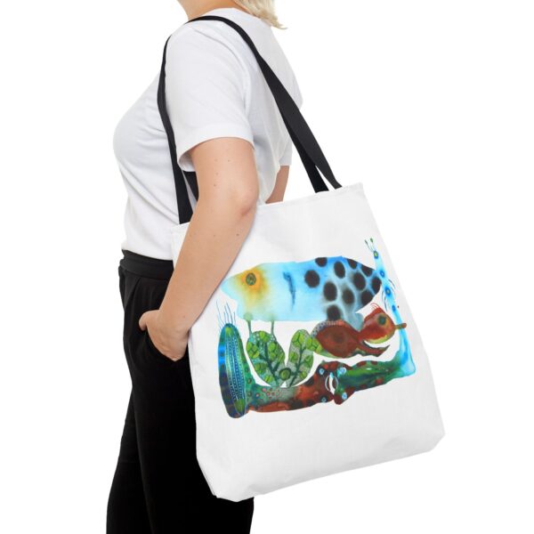 5431053642113404647_2048.jpeg "The Pond In The Garden" Canvas Bag
