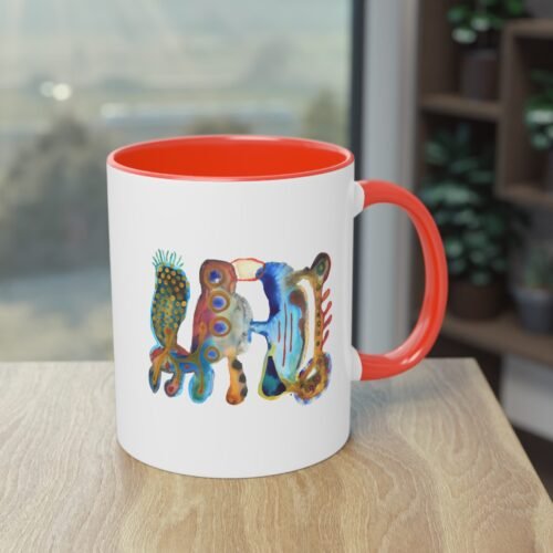 10613383148745686335_2048.jpeg "The Parrot" Coffee Mug