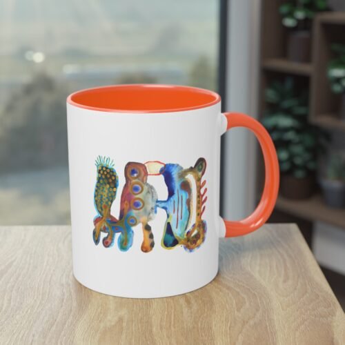 15952623290857632243_2048.jpeg "The Parrot" Coffee Mug