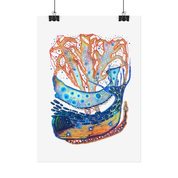 "The Deep Blue" on Paper