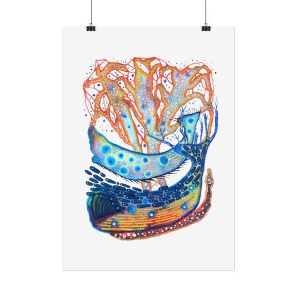 "The Deep Blue" on Paper