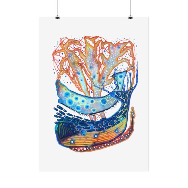 "The Deep Blue" on Paper