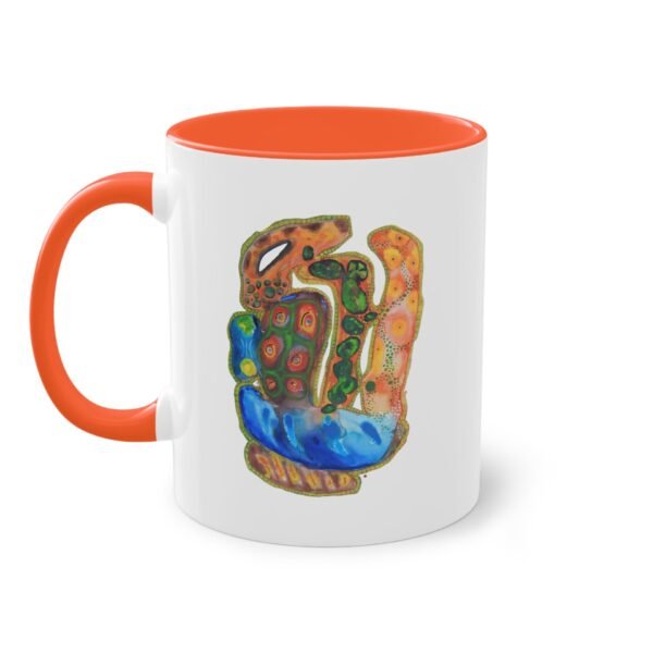 7408479173420541989_2048.jpeg "A Thousand Eyes, Looking In" Coffee Mug